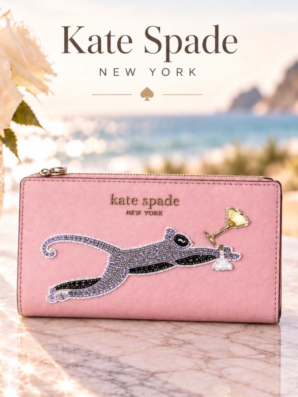 kate spade Safari Bifold Wallet NWOT